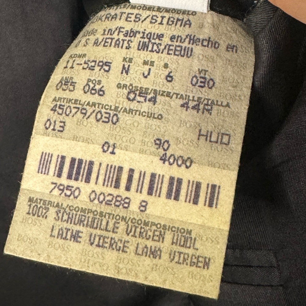 Great Gently Worn Hugo Boss Sokrates/Sigma New Wool 4 button Blazer - Picture 9 of 10